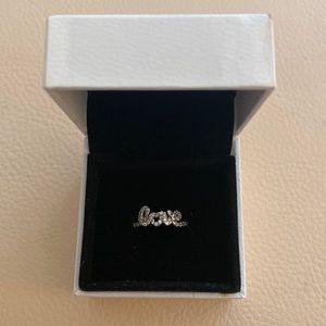 Pandora silver ring